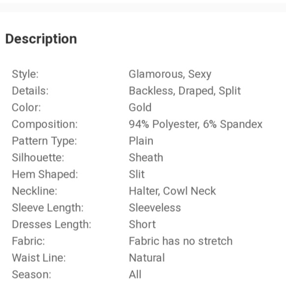 🔥SALE🔥Glamorous backless split dress - Picture 5 of 5